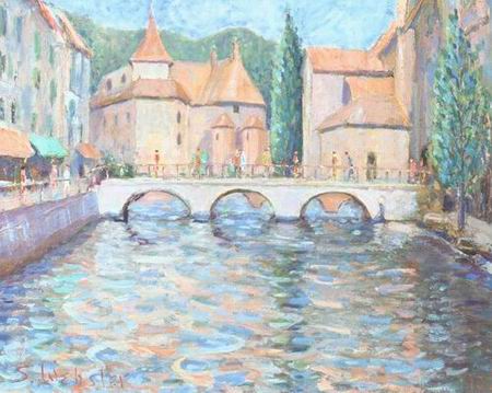 French Countryside oil painting